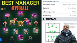 best manager in pes 2021 mobile