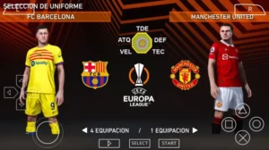 EFOOTBALL PES 2023 PPSSPP ANDROID BRASILEIRÃO e EUROPEUS NOVAS FACES CLUBES  ATUALIZADOS + KITS 23/24 