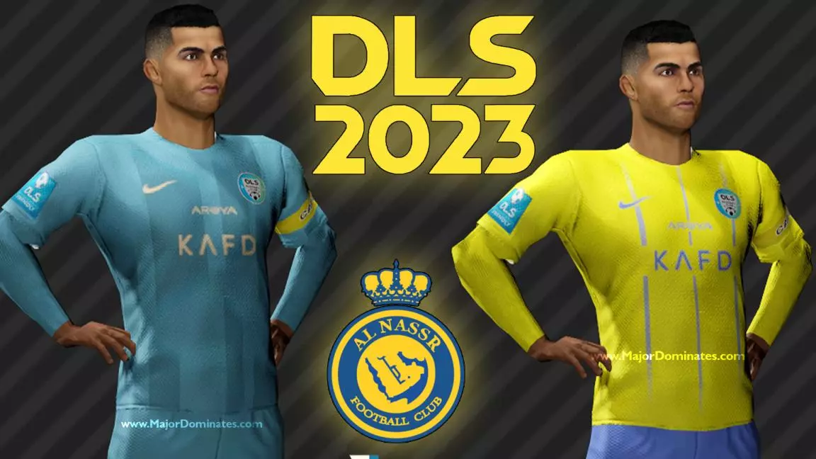 Al Nassr DLS Kits 2022-2023 Duneus - Dream League Soccer Kits in
